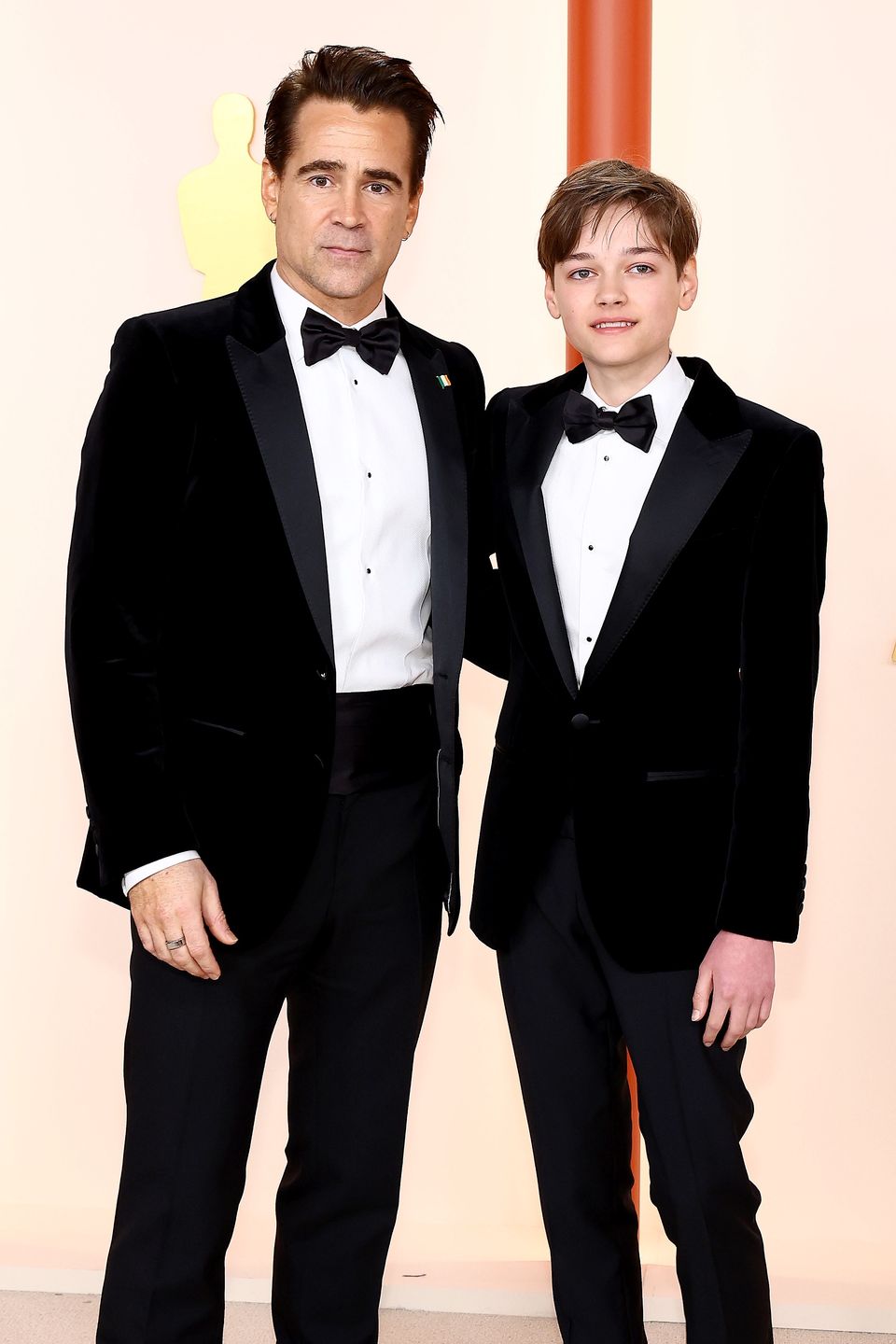 Oscary 2023. Colin Farrell pozuje z 13-letnim synem, Henrym Tadeuszem