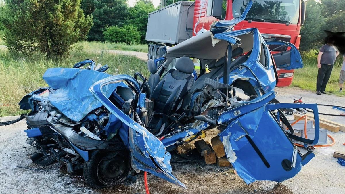 Zdjęcia z wypadku w Brzezinach i materiał wideo mrożą krew w żyłach