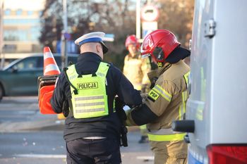 Minikowo: Zderzenie dwóch samochodów na DK 10. Duże utrudnienia