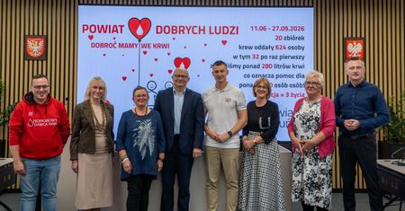 Ponad 280 litrów krwi od mieszkańców powiatu toruńskiego oznacza pomoc dla 1800 pacjentów