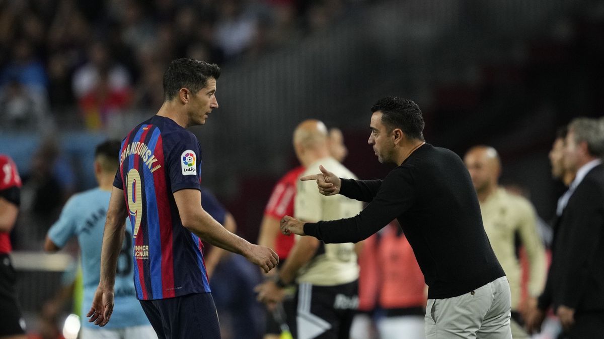Lewandowski i Xavi