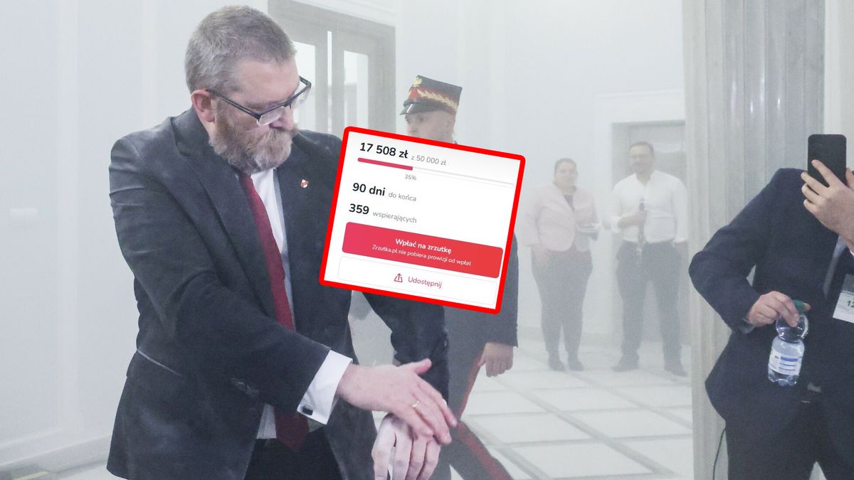 W sieci już uruchomione zbiórkę na rzecz Grzegorza Brauna