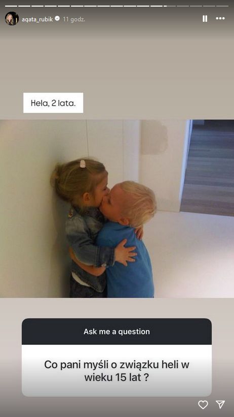 Agata Rubik o córce