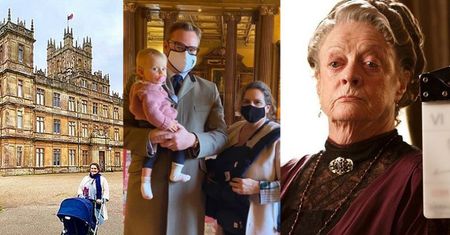 Książę Jan Lubomirski-Lanckoroński chwali się wizytą w zamku z "Downton Abbey"... Chce mieć serial o sobie?