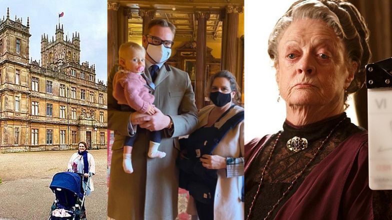 Książę Jan Lubomirski-Lanckoroński chwali się wizytą w zamku z "Downton Abbey"... Chce mieć serial o sobie?