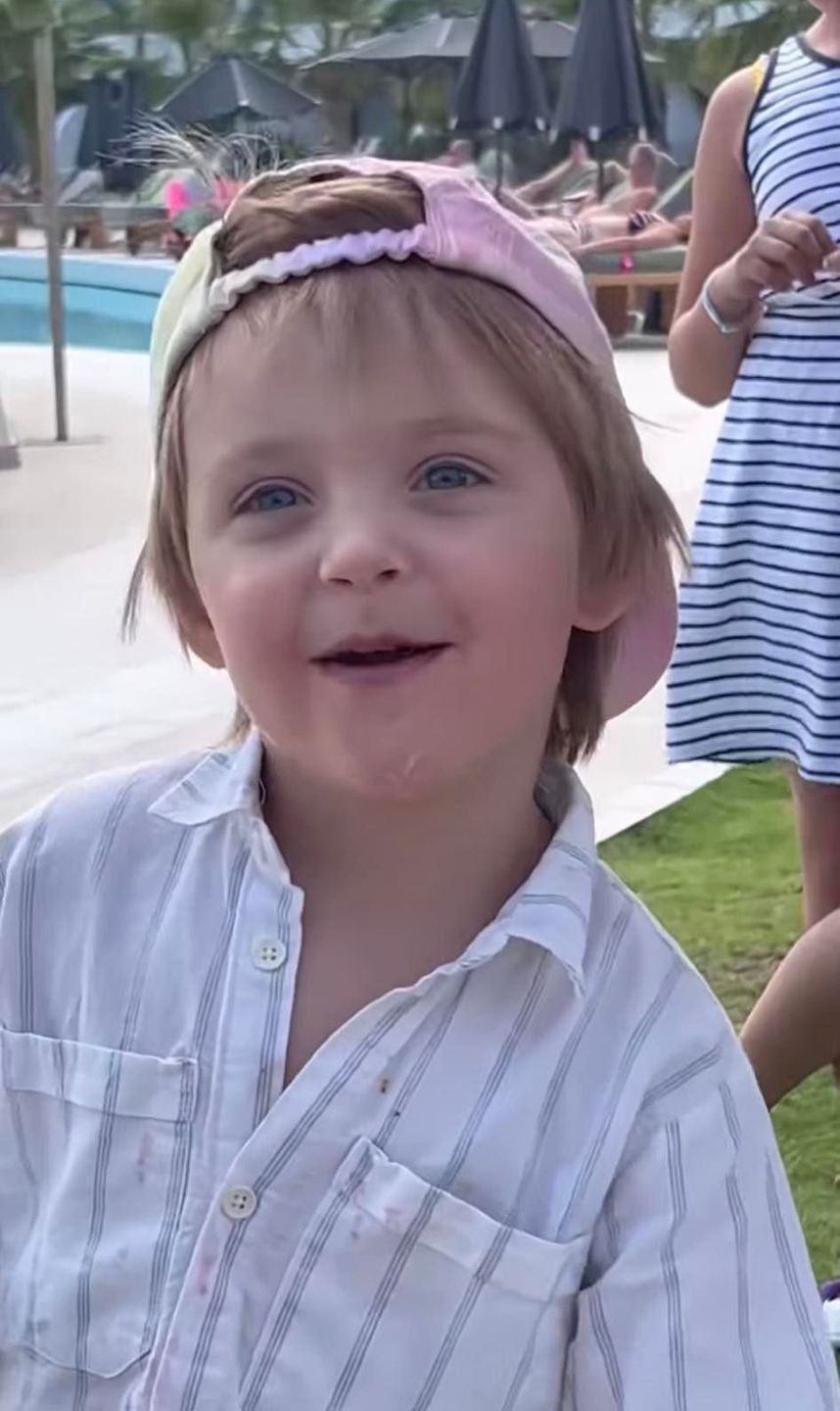 Martyna Gliwińska na wakacjach z synem Kazikiem