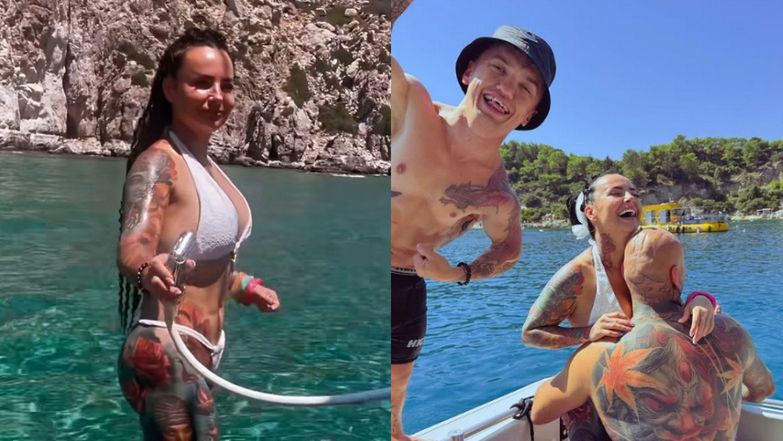 Kamila Wybrańczyk i Artur Szpilka szaleją na wakacjach
