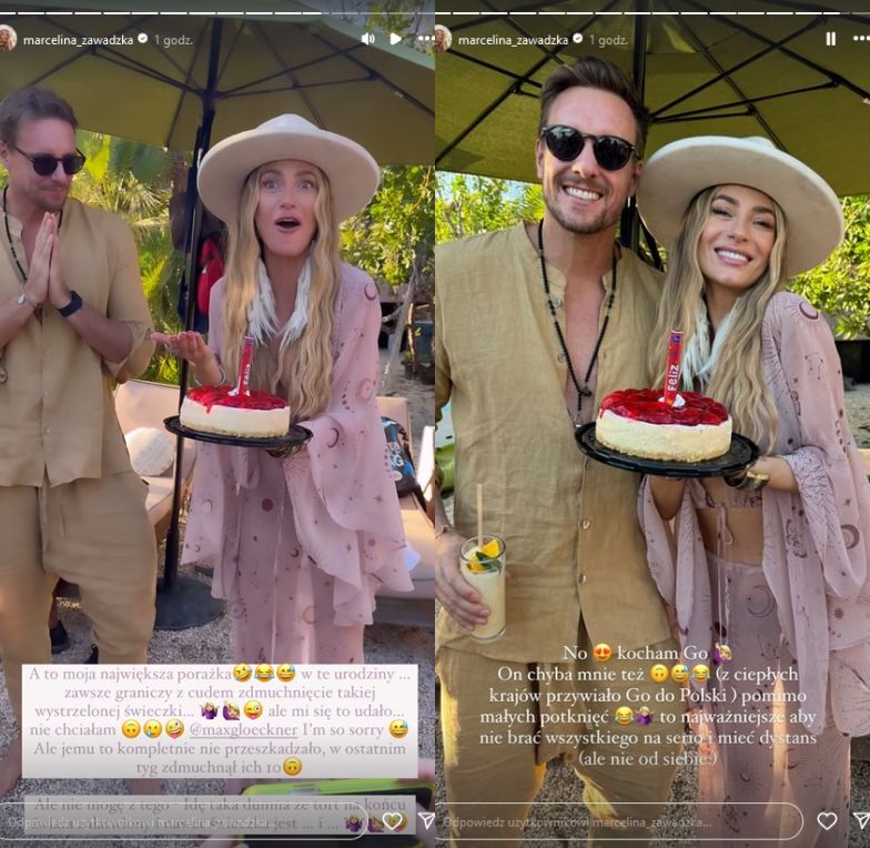 Marcelina Zawadzka świętuje w Tulum urodziny narzeczonego