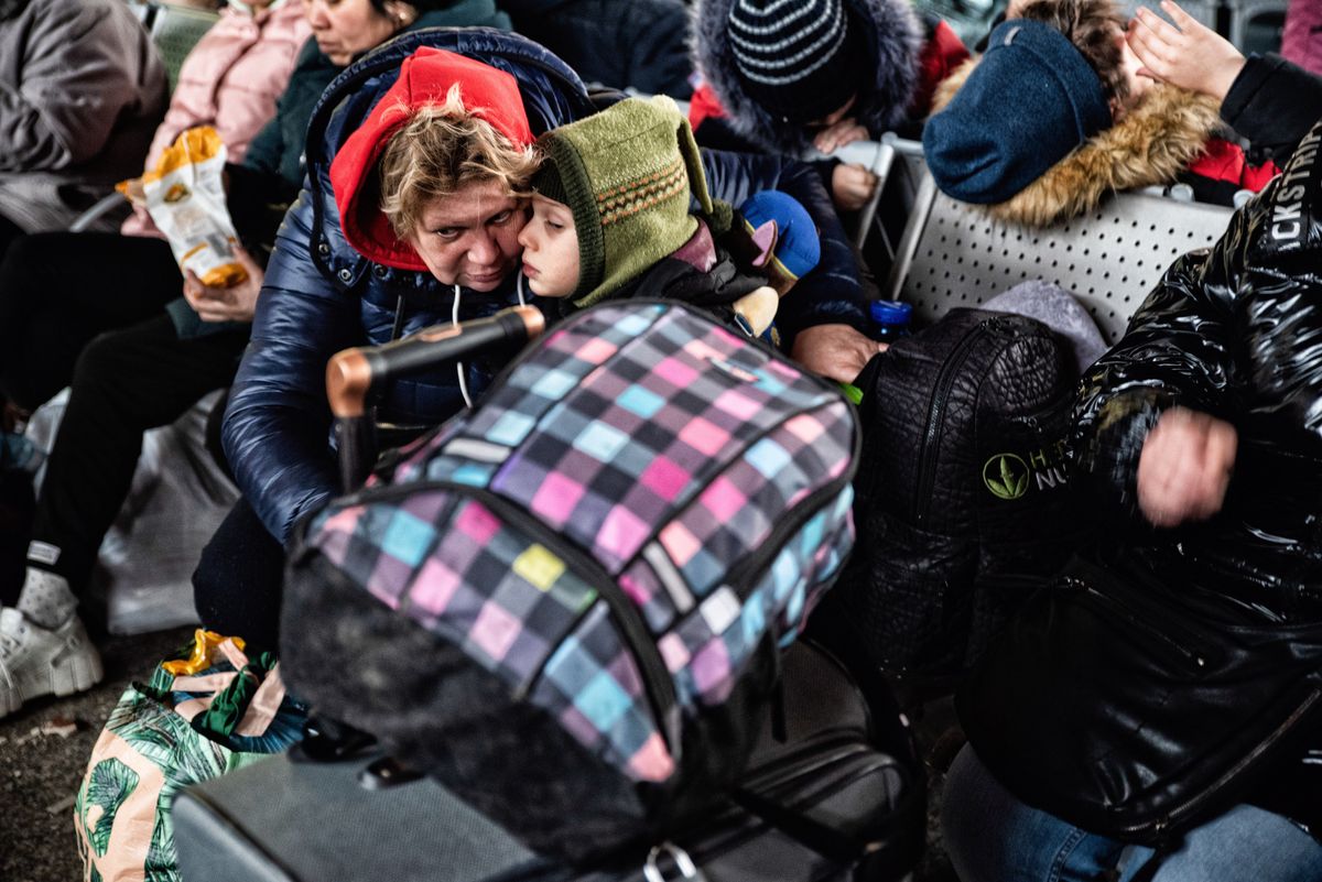 Словаччина очікує чергову хвилю біженців з України Photo by Agnieszka Pazdykiewicz/SOPA Images/LightRocket via Getty Images)