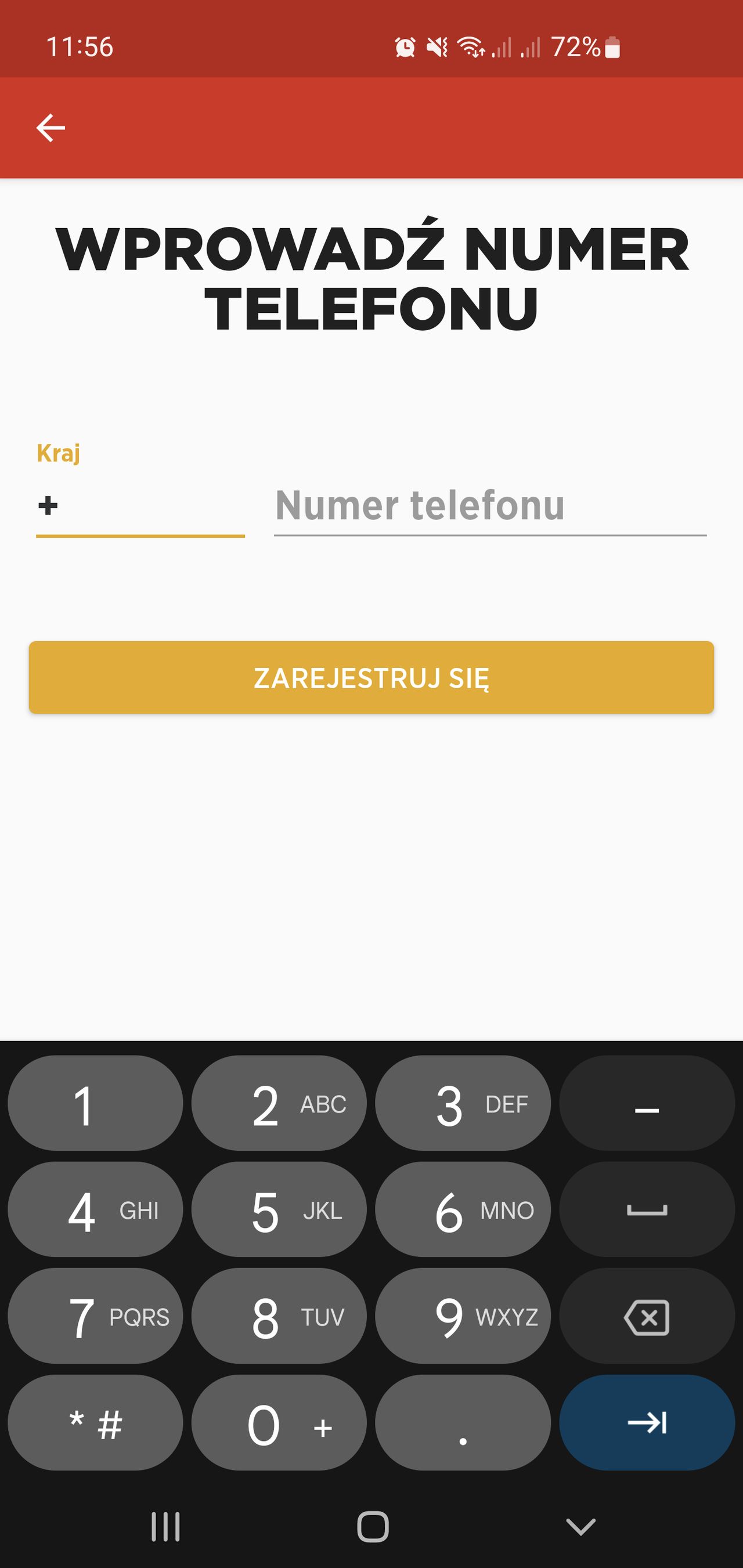 Pierwsze uruchomienie aplikacji Circle K