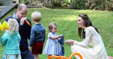 Kate, William, George i Charlotte na przyjęciu dla dzieci w Kanadzie (ZDJĘCIA)