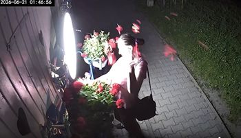 "Kobieto, co ci te kwiaty winne". Właściciele kwiaciarni pokazali nagranie