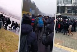 Granica z Białorusią. Nowe kolumny migrantów. Już 5 tys. w obozach. "Szykują się" [NA ŻYWO]