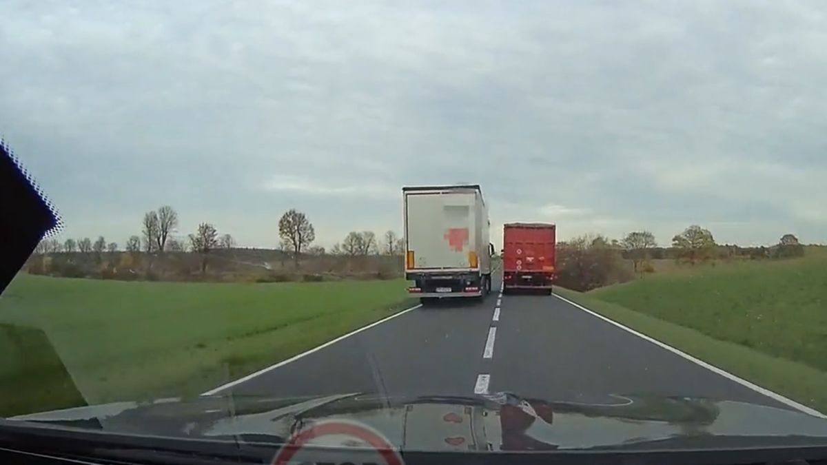 Wyprzedzał pasem ruchu przeciwległego 