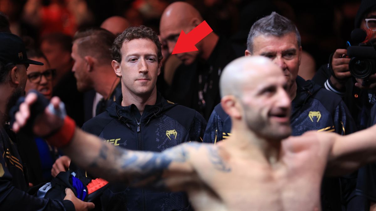 Marc Zuckenberg na gali UFC 289