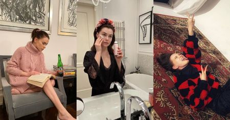 Przestronna łazienka, oryginalne ozdoby i dywan w stylu retro. Tak mieszka Anna-Maria Sieklucka (ZDJĘCIA)