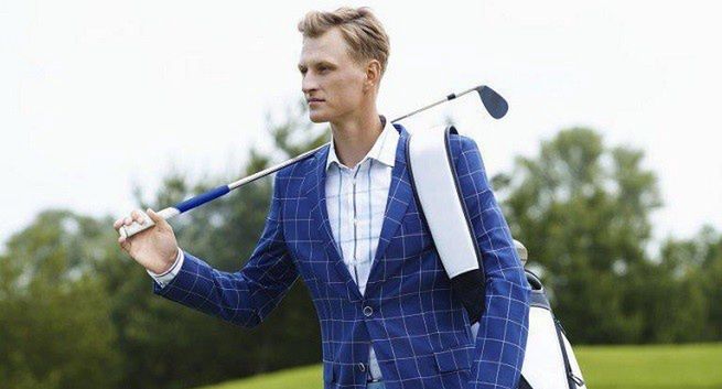Golfista Adrian Meronk promuje odzież Bytom