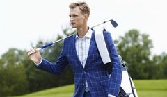 Golfista Adrian Meronk promuje odzież Bytom