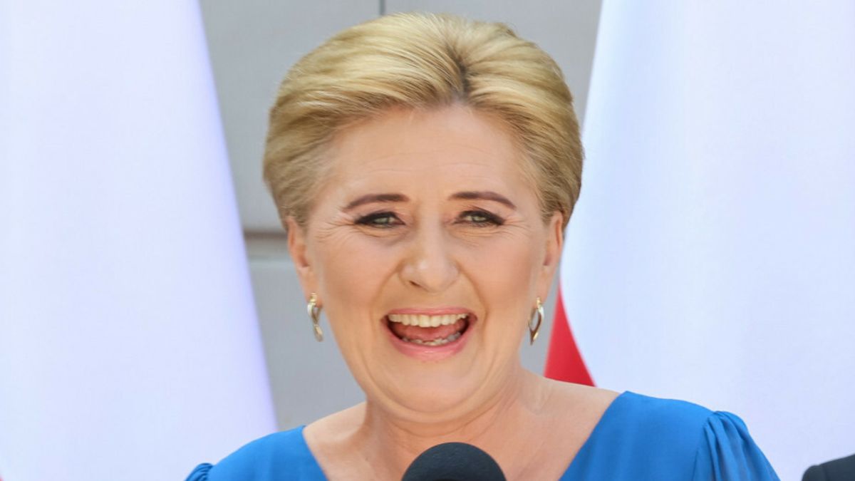 Agata Duda była kiedyś szatynką. Takiej jej jeszcze nie widzieliście