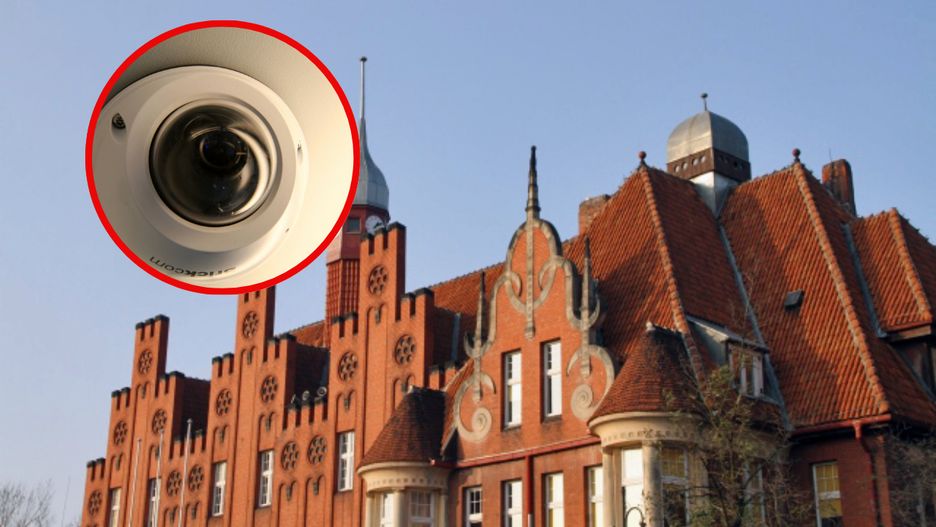 Nielegalna kamera przed sekretariatem prezydenta Tczewa