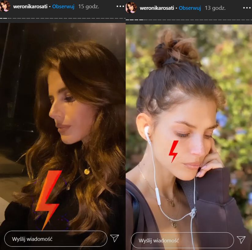 Weronika Rosati wspiera Polki na Instagramie