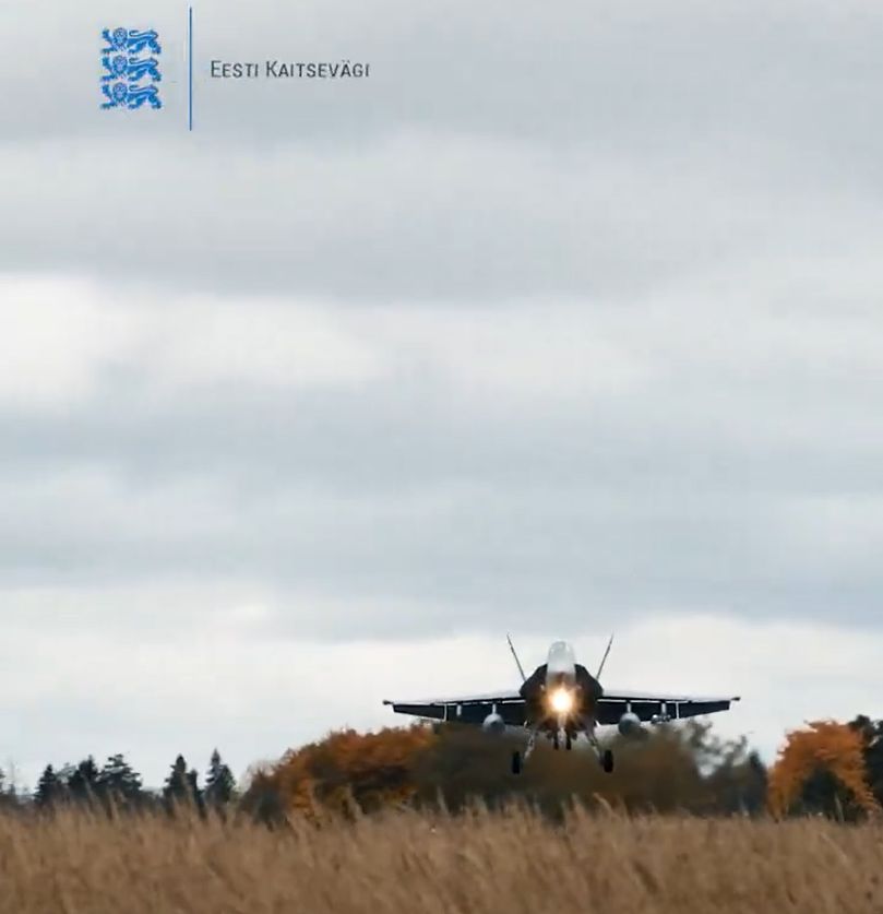 CF-18 w Estonii. Ćwiczą działanie będące normą podczas zimnej wojny