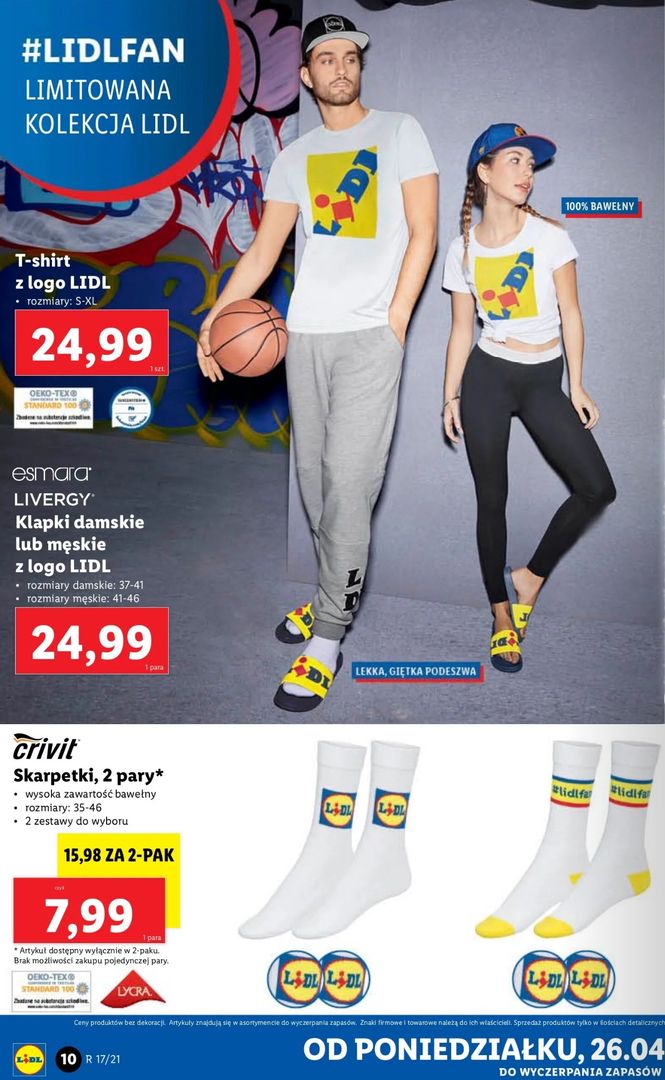 W najnowszej gazetce Lidl prezentuje produkty z serii #lidlfan