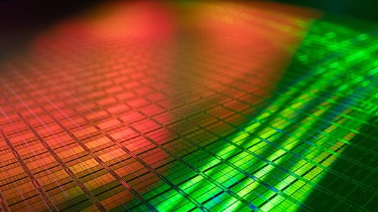 Wafel krzemowy z fabryki Microna