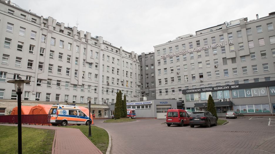 Warszawa. Szpital MSWiA przy ul. Wołoskiej w Warszawie