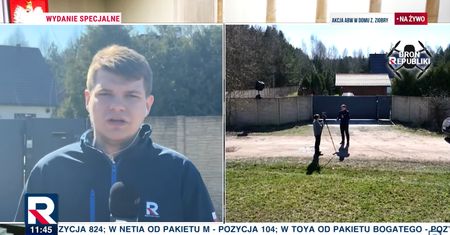 Stał pod płotem Ziobry. Zadał pytanie, które nie powinno paść na wizji