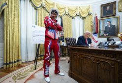 Strój, w jakim przyszedł do Donalda Trumpa, "poniża Gabinet Owalny"