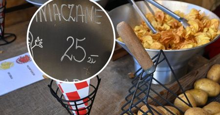 Już nie zakręcone ziemniaki. Na festynie kupiłam inne cudo ziemniaczane "za miliony monet"
