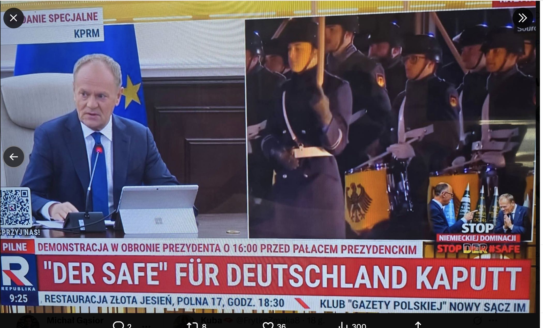 Belka w TV Republika