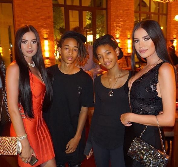 Bliźniaczki Badura z Jaden i Willow Smith (Instagram @thebaduratwins)