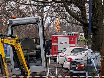 20-metrowy słup ognia nad Krakowem. Policja bada sprawę