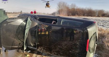 Wstrząsający wypadek w woj. lubelskim. Na miejsce wezwano helikopter