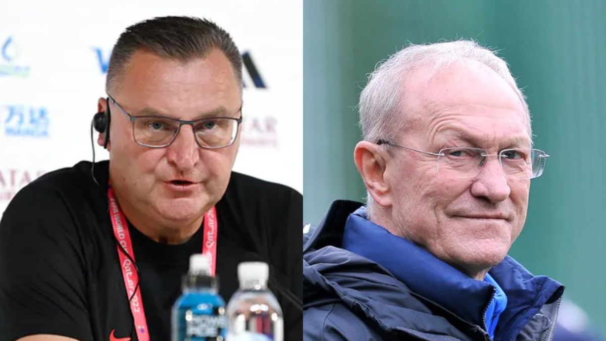 Na zdjęciu: Czesław Michniewicz i Franciszek Smuda