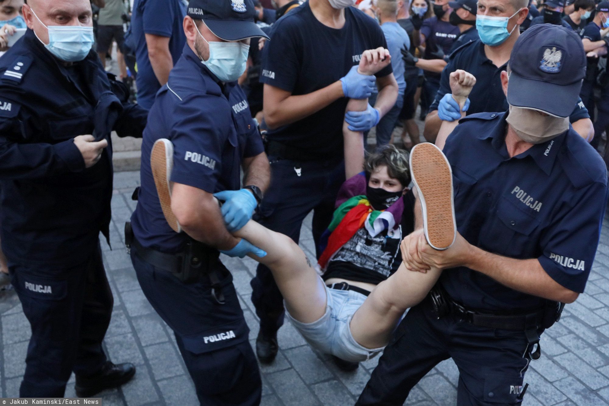 Małgorzata Rozenek wspiera protestujących w sprawie aresztowanej Margot