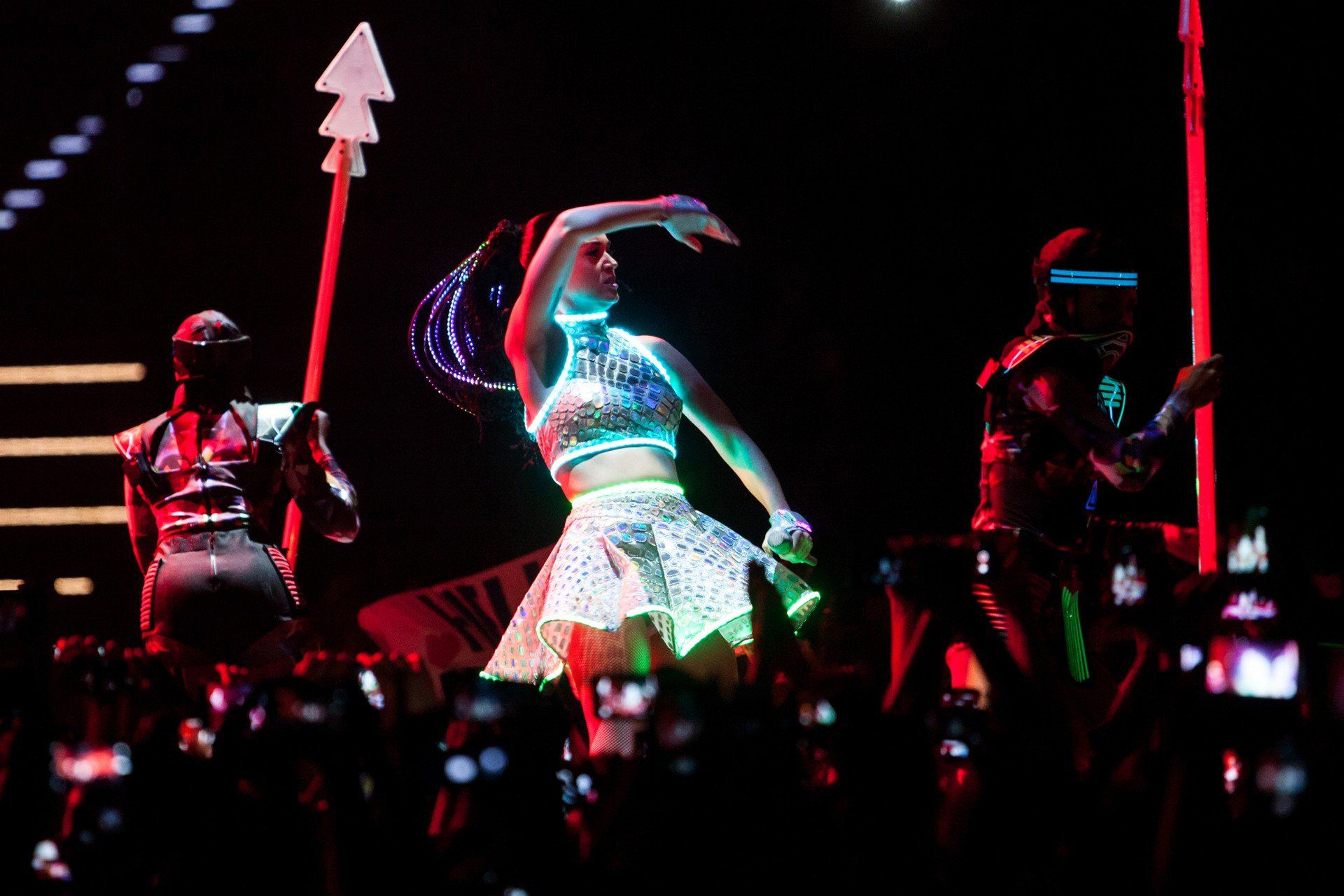Katy Perry w Tauron Arenie w Krakowie w 2015 roku 