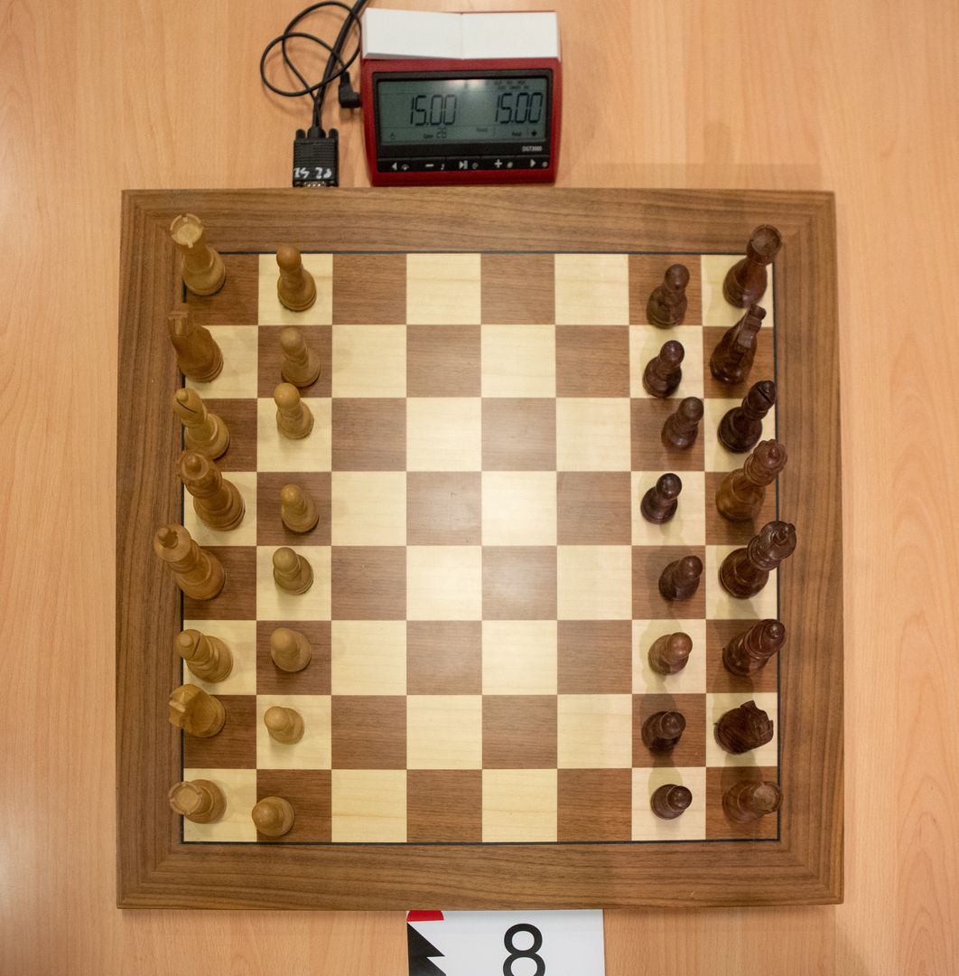 szachownica during the FIDE Chess World Rapid &amp; Blitz 2021 in Warsaw, Poland, on December 28, 2021. (Photo by Foto Olimpik/NurPhoto via Getty Images)