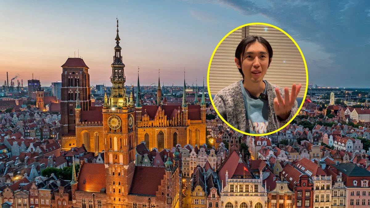 Naoki Nakamura zachwycił się Gdańskiem 