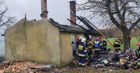 Potężny pożar w Podstolicach