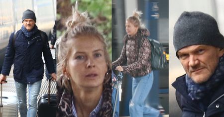 Cezary i Edyta Pazura wrócili do miejsca, w którym się zakochali - PKP. Gonili Pendolino z wózkiem za 1000 złotych (ZDJĘCIA)