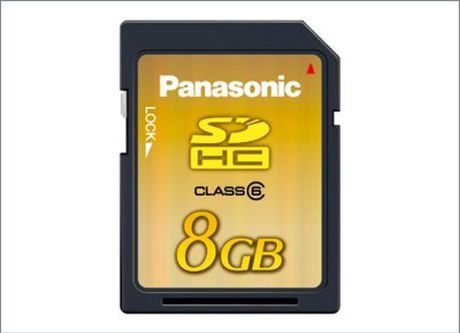 8GB na karcie SDHC od Panasonica