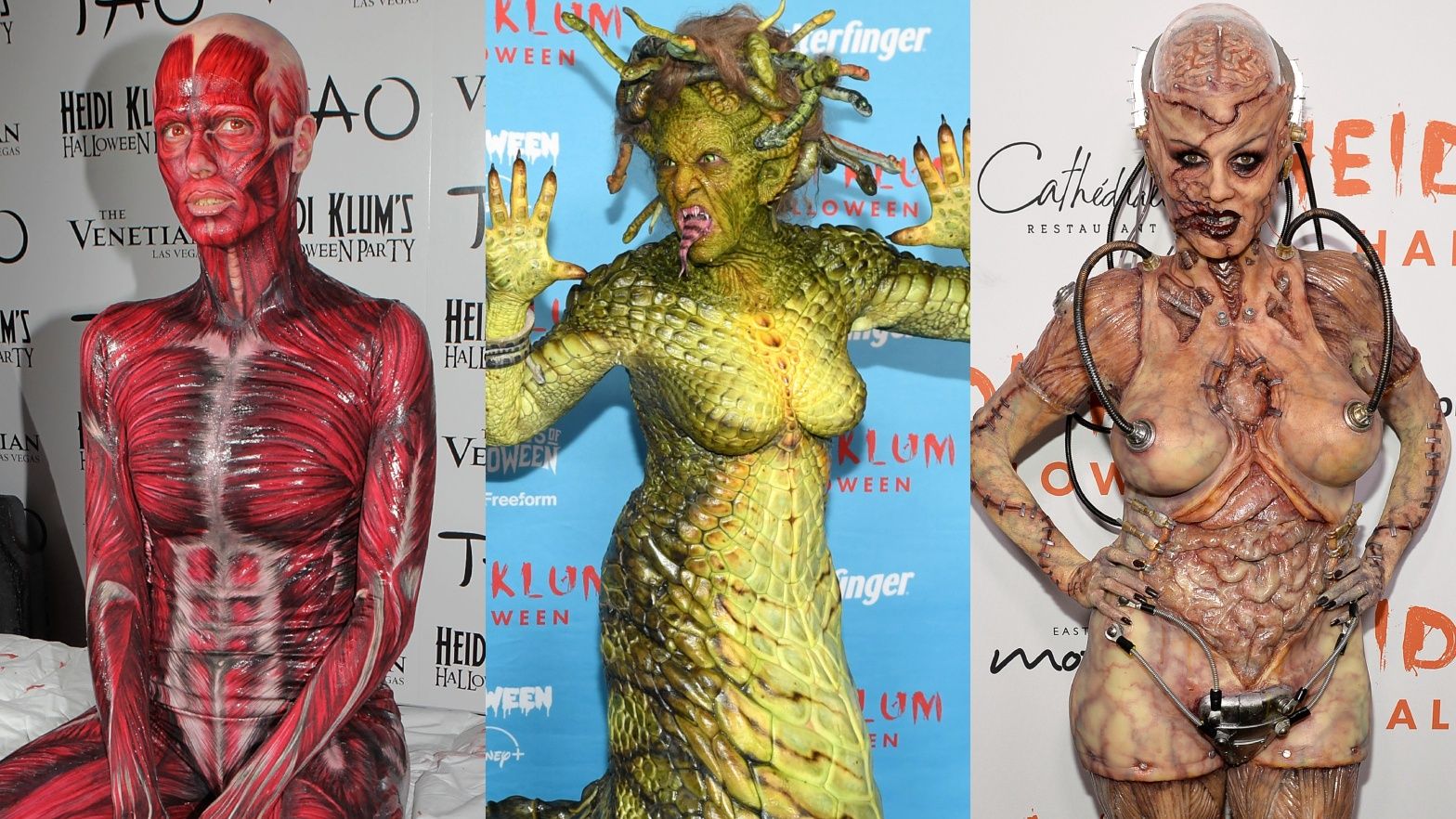 Najlepsze stylizacje Heidi Klum na Halloween