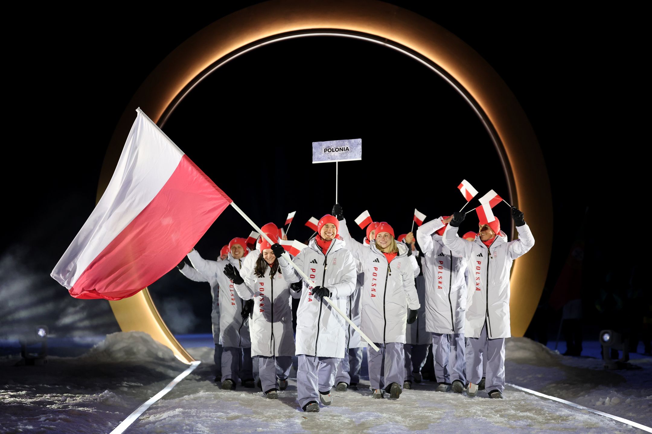 Polscy sportowcy na ceremonii otwarcia igrzysk olimpijskich