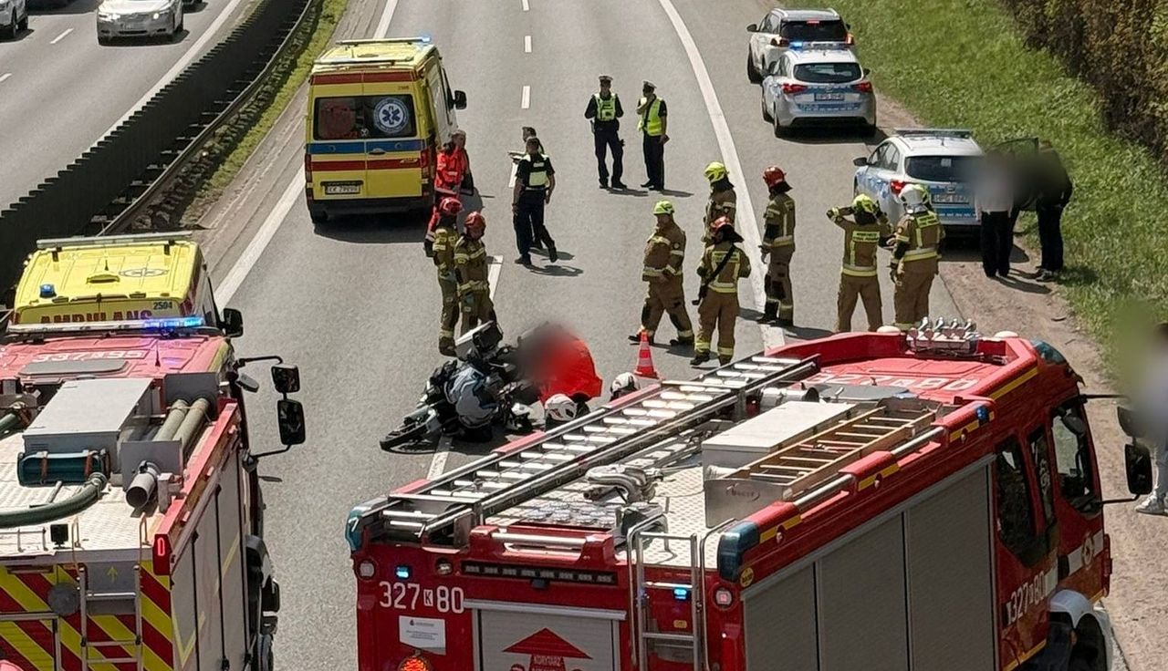 Zdarzenie na A4. Zjechały się służby. "Spore utrudnienia"