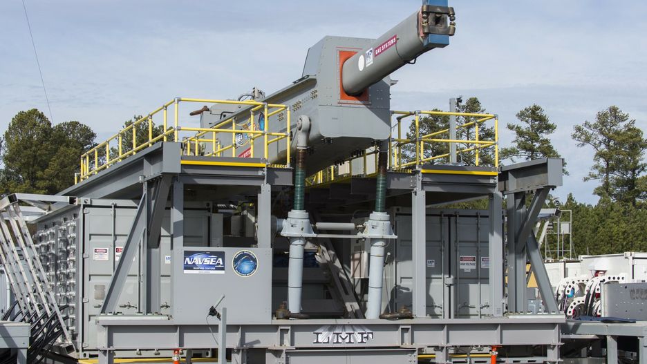 arch26
Stunning images and video released Tuesday (25 July) show the U.S. Navy's electromagnetic railgun being tested.  At the recent Naval Future Force Science and Technology Expo, the Office of Naval Research (ONR) announced that the Navy???s electromagnetic railgun is out of the laboratory and ready for field demonstrations at the Naval Surface Warfare Center Dahlgren Division???s new railgun Rep-Rate Test Site at Terminal Range in Virginia.  Initial rep-rate fires (repetition rate of fires) of multi-shot salvos already have been successfully conducted at low muzzle energy. The next test sequence calls for safely increasing launch energy, firing rates and salvo size. Railgun rep-rate testing will be at 20 megajoules by the end of the summer and at 32 megajoules by next year. To put this in perspective, one megajoule is the equivalent of a one-ton vehicle moving at 160 miles per hour.  ??sRailguns and other directed-energy weapons are the future of maritime superiority,??? said Dr. Thomas Beutner, head of ONR's Naval Air Warfare and Weapons Department. ??sThe U.S. Navy must be the first to field this leap-ahead technology and maintain the advantage over our adversaries.???  The revolutionary railgun relies on a massive electrical pulse, rather than gunpowder or other chemical propellants, to launch projectiles at distances over 100 nautical miles??"and at speeds that exceed Mach 6, or six times the speed of sound. That velocity allows projectiles to rely on kinetic energy for maximum effect, and reduces the amount of high explosives needed on ships.  The railgun shoots the high-velocity projectile (HVP), a next-generation, low-drag, guided projectile that can be used in different gun systems. With its increased velocity, precision guidance and extended range, the railgun realizes the full range of the HVP???s scalable lethality. Together, both technologies will enable naval forces to address threats in the mission areas of surface fire support, anti-air and anti-surface
John Williams