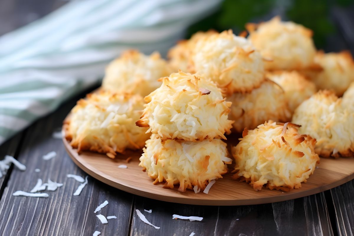 To prepare these cookies, you only need 4 ingredients.