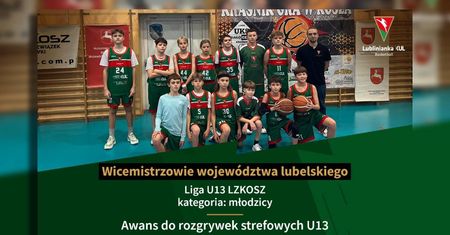 Lublinianka KUL Basketball U13 z awansem do rozgrywek strefowych!
